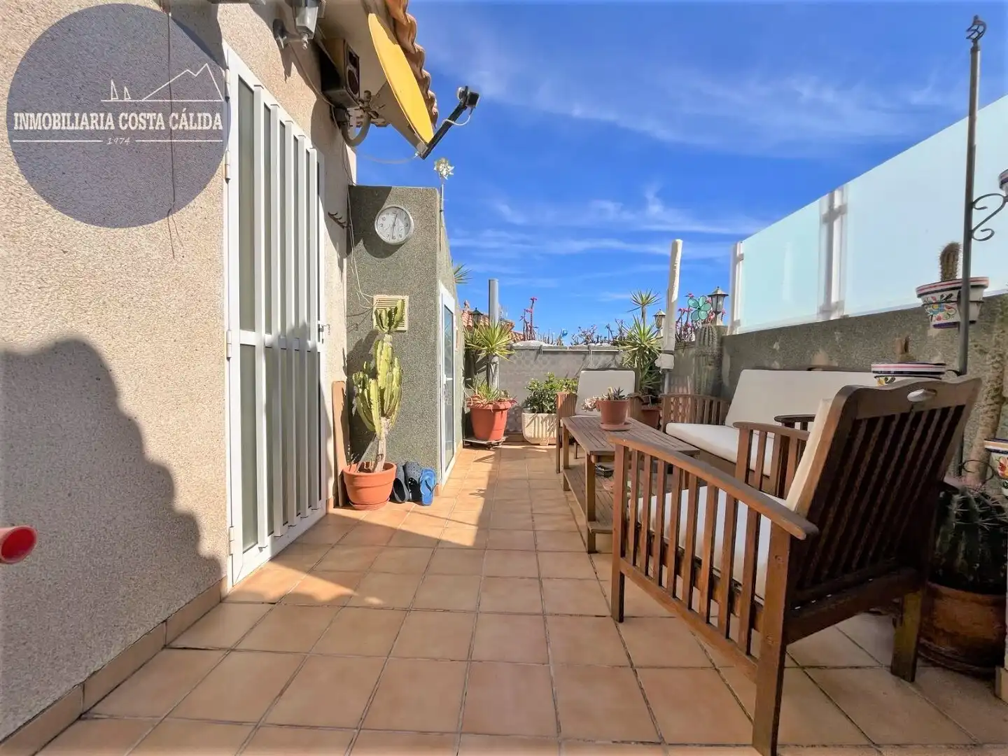 Terraza de Dúplex en venta en Águilas con Aire acondicionado, Calefacción y Jardín privado