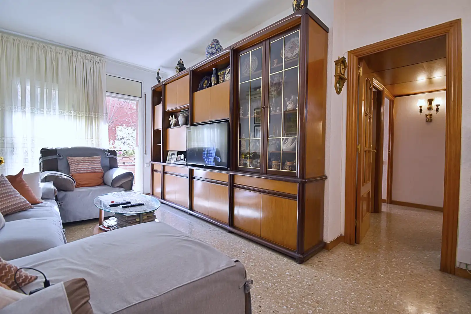 Sala de estar de Piso en venta en Barcelona con Aire acondicionado, Calefacción y Balcón