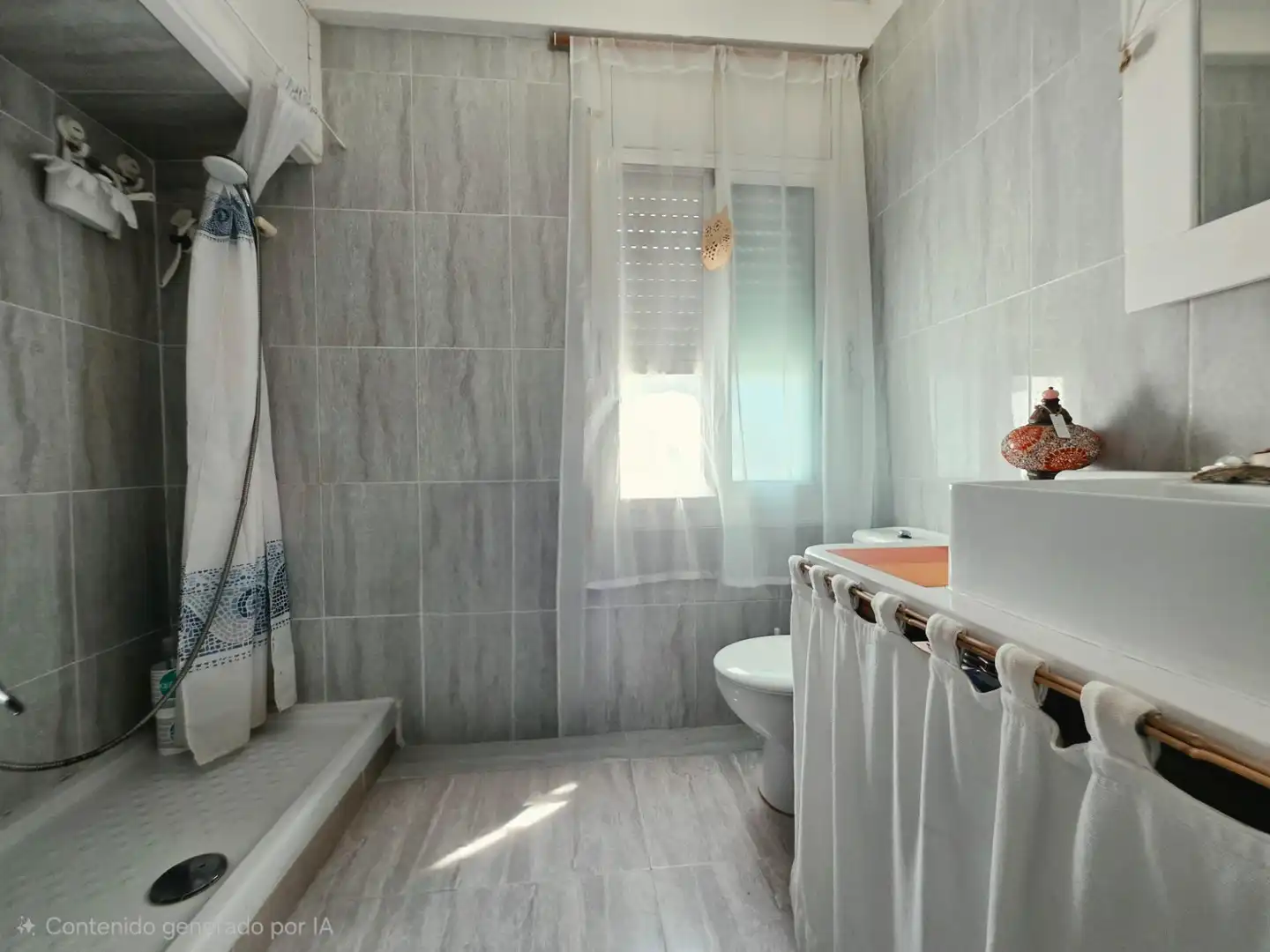 Bathroom of Flat for sale in Castelldefels  with Heating, Parquet flooring and Terrace