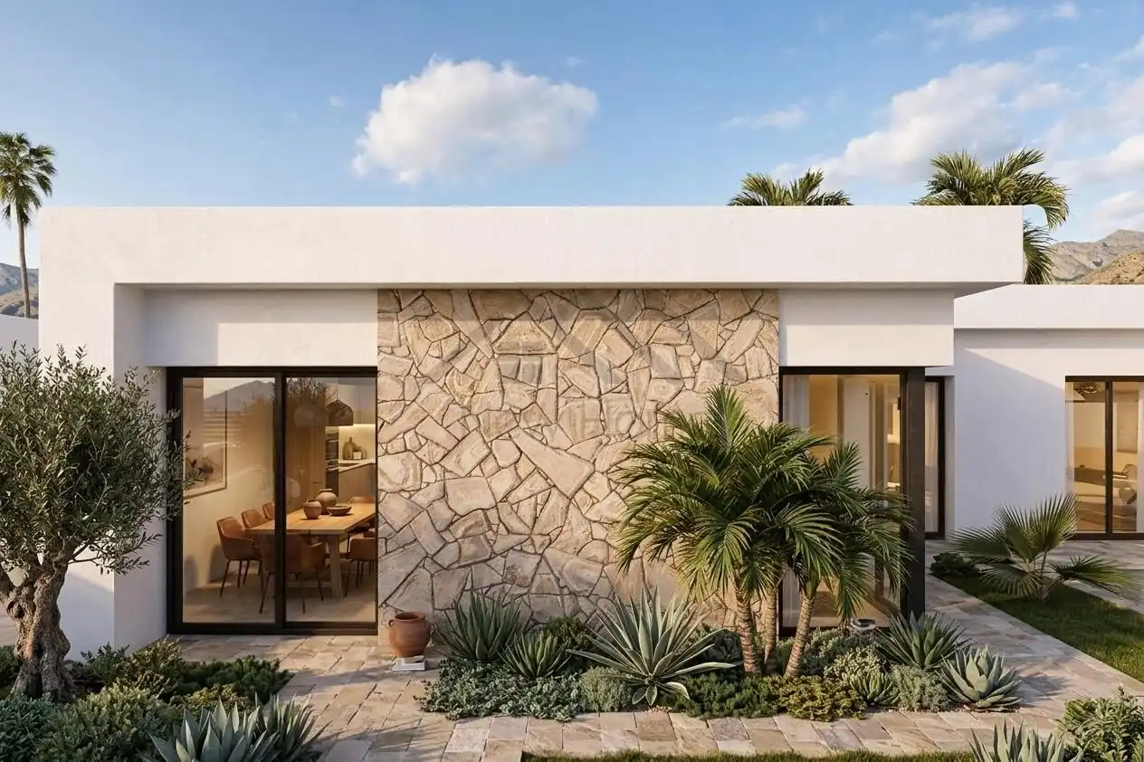 Vista exterior de Casa o xalet en venda en La Pobla de Vallbona amb Jardí privat, Terrassa i Piscina