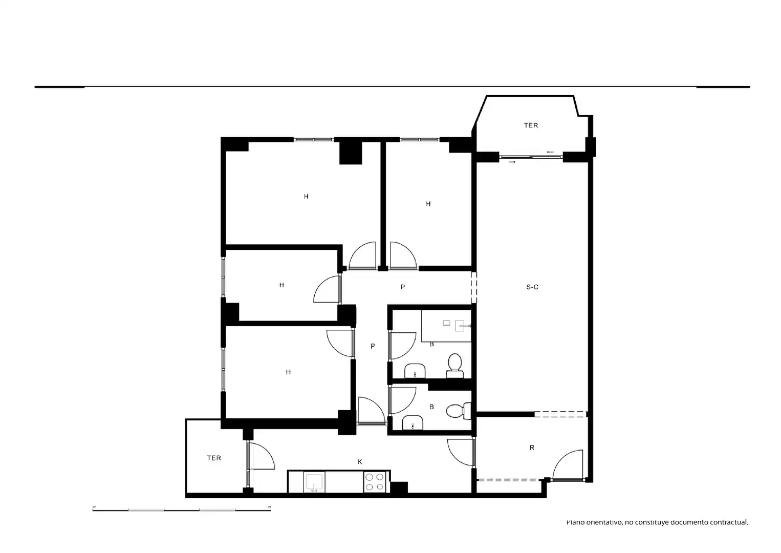 Flat for sale in Madrid