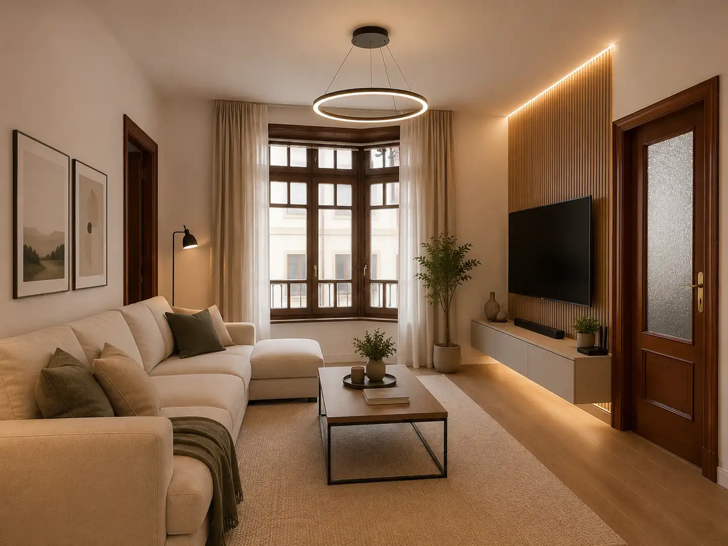 Living room of Flat for sale in Gijón 