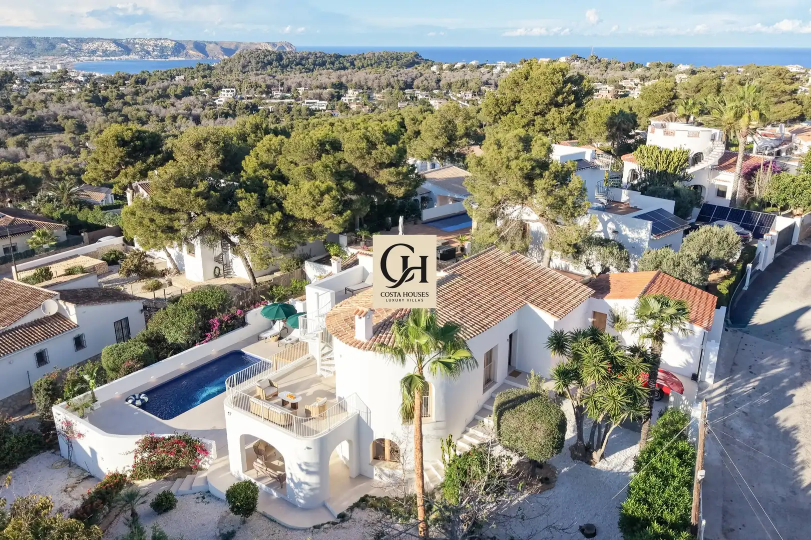 Vista exterior de Casa o chalet en venta en Jávea / Xàbia con Aire acondicionado, Calefacción y Jardín privado