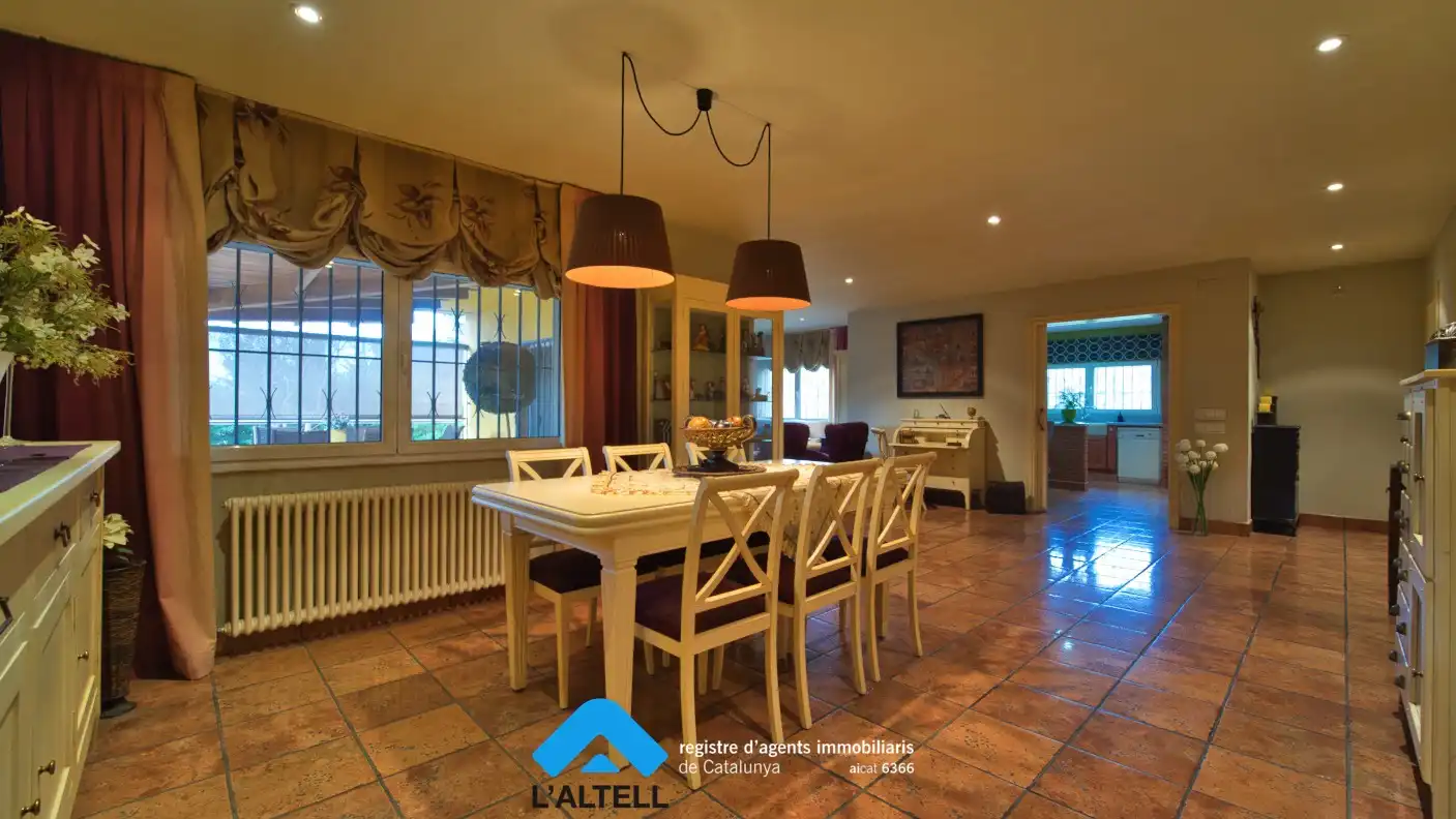Dining room of Houses for sale in L'Ametlla del Vallès  with Air Conditioner, Heating and Private garden
