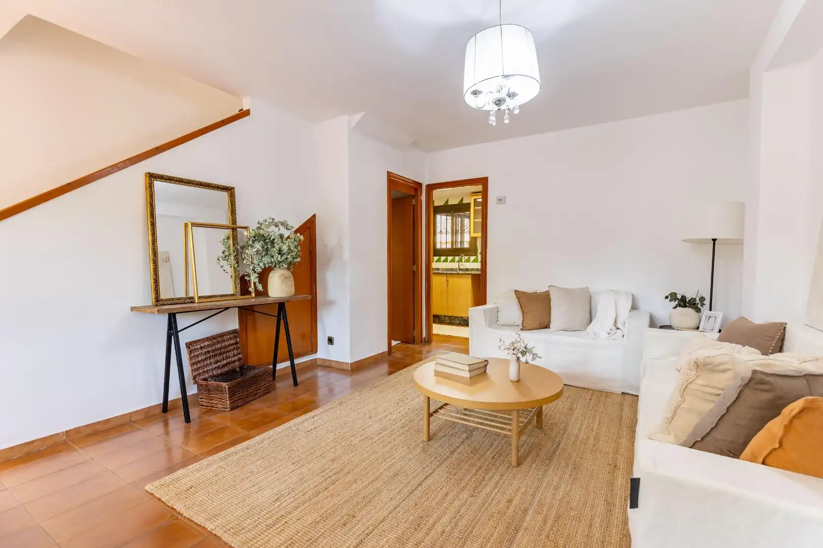 Sala de estar de Casa adosada en venta en Paterna con Calefacción, Jardín privado y Terraza