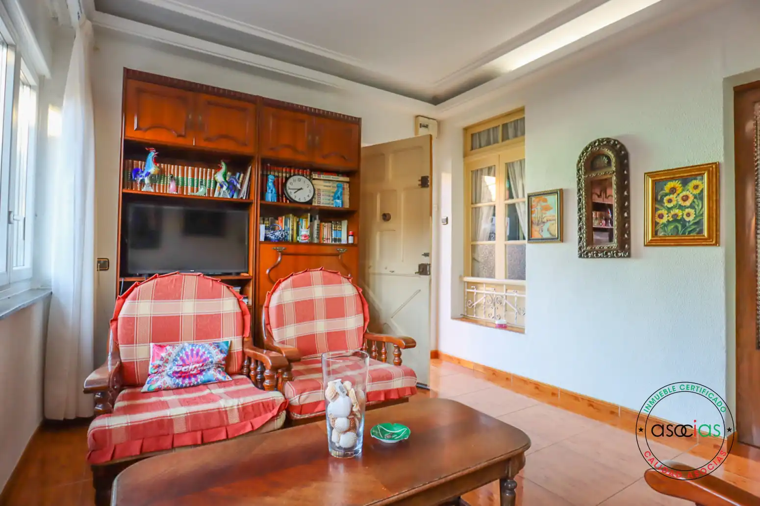 Sala de estar de Casa o chalet en venta en Langreo con Calefacción, Trastero y Amueblado