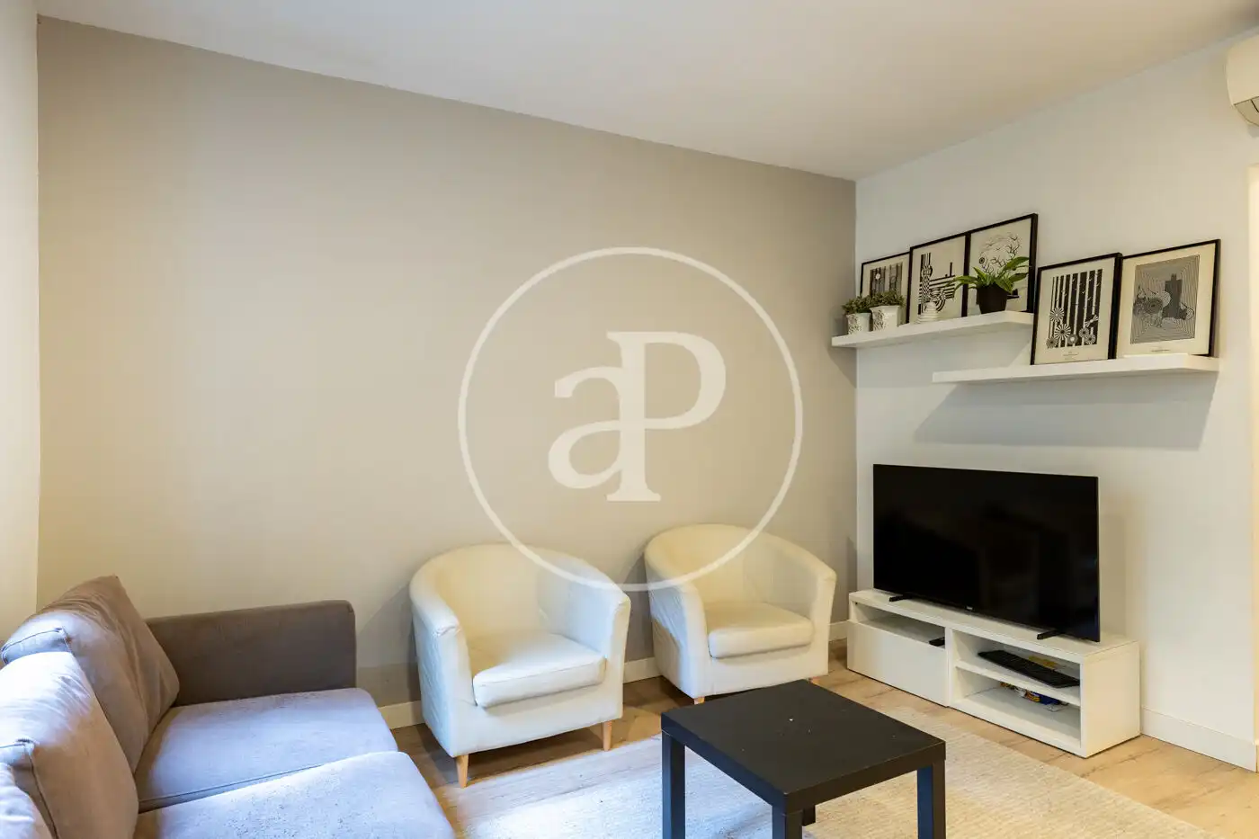 Sala de estar de Piso en venta en Barcelona con Aire acondicionado y Calefacción