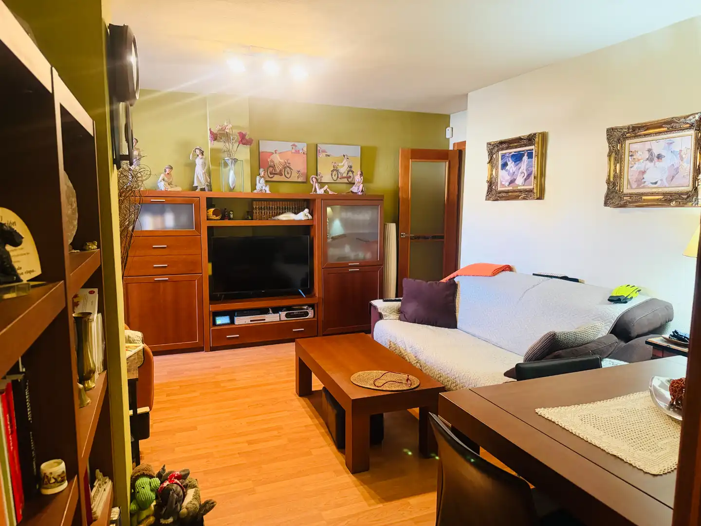 Sala de estar de Piso en venta en Lleida con Aire acondicionado, Calefacción y Parquet
