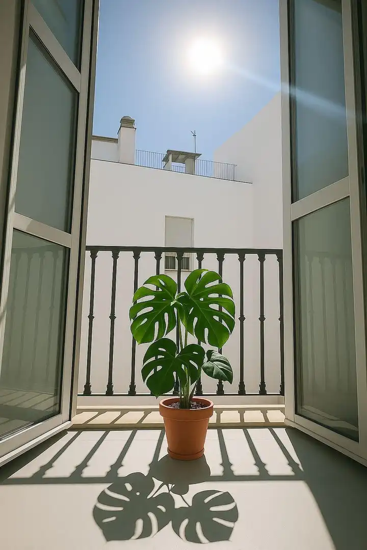 Balcony of Flat for rent in Sevilla  with Air Conditioner