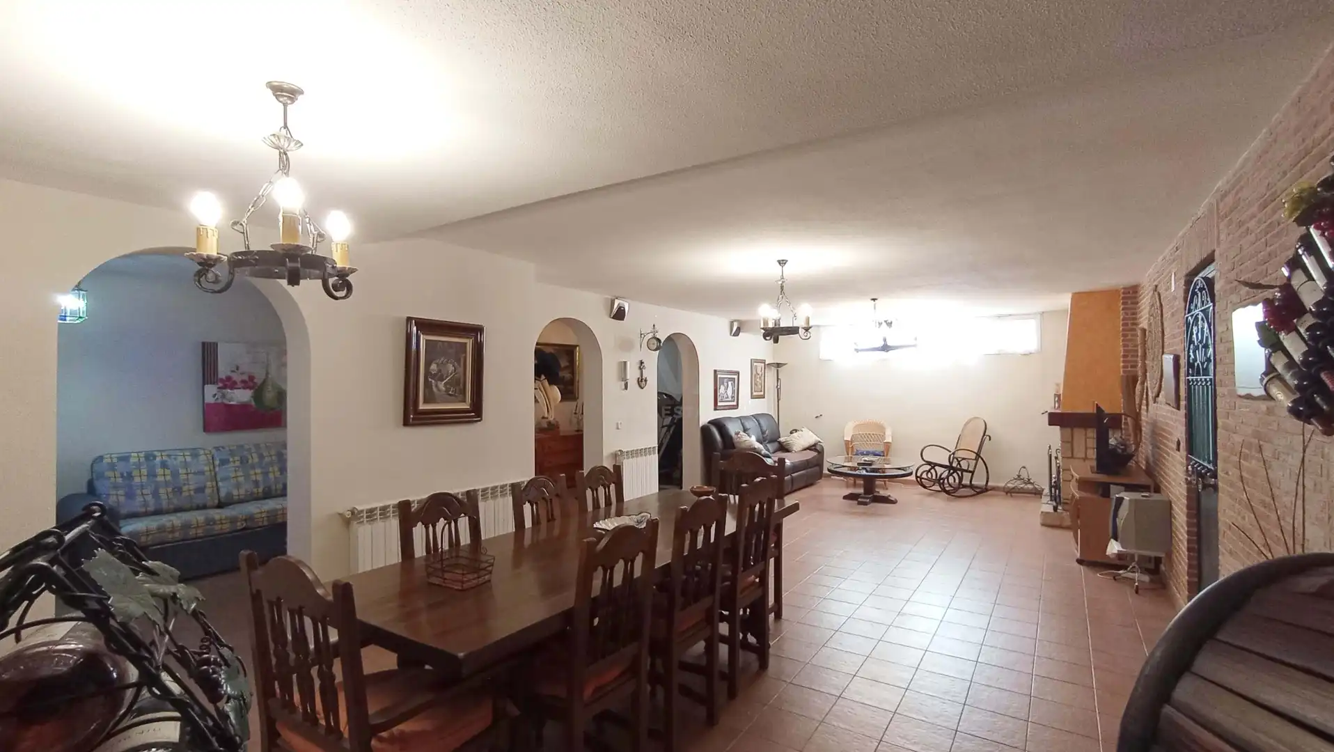 Dining room of Houses for sale in Meco  with Heating, Terrace and Swimming Pool