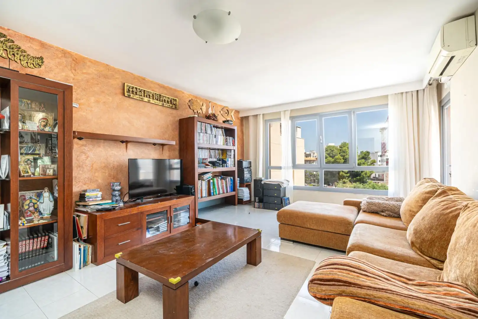 Sala de estar de Piso en venta en  Palma de Mallorca con Aire acondicionado, Calefacción y Balcón