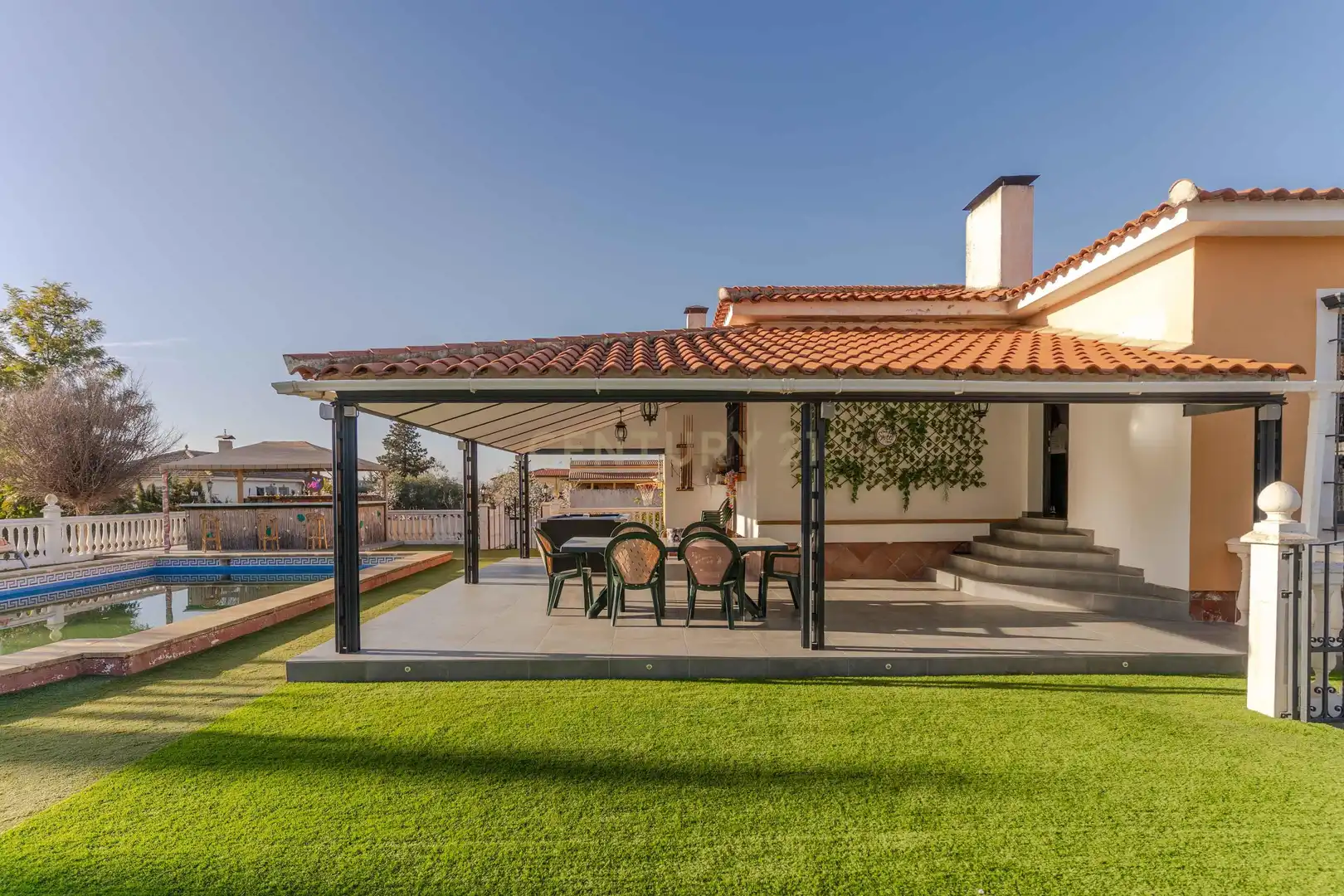 Terraza de Casa o chalet en venta en Villa de Otura con Aire acondicionado, Jardín privado y Piscina