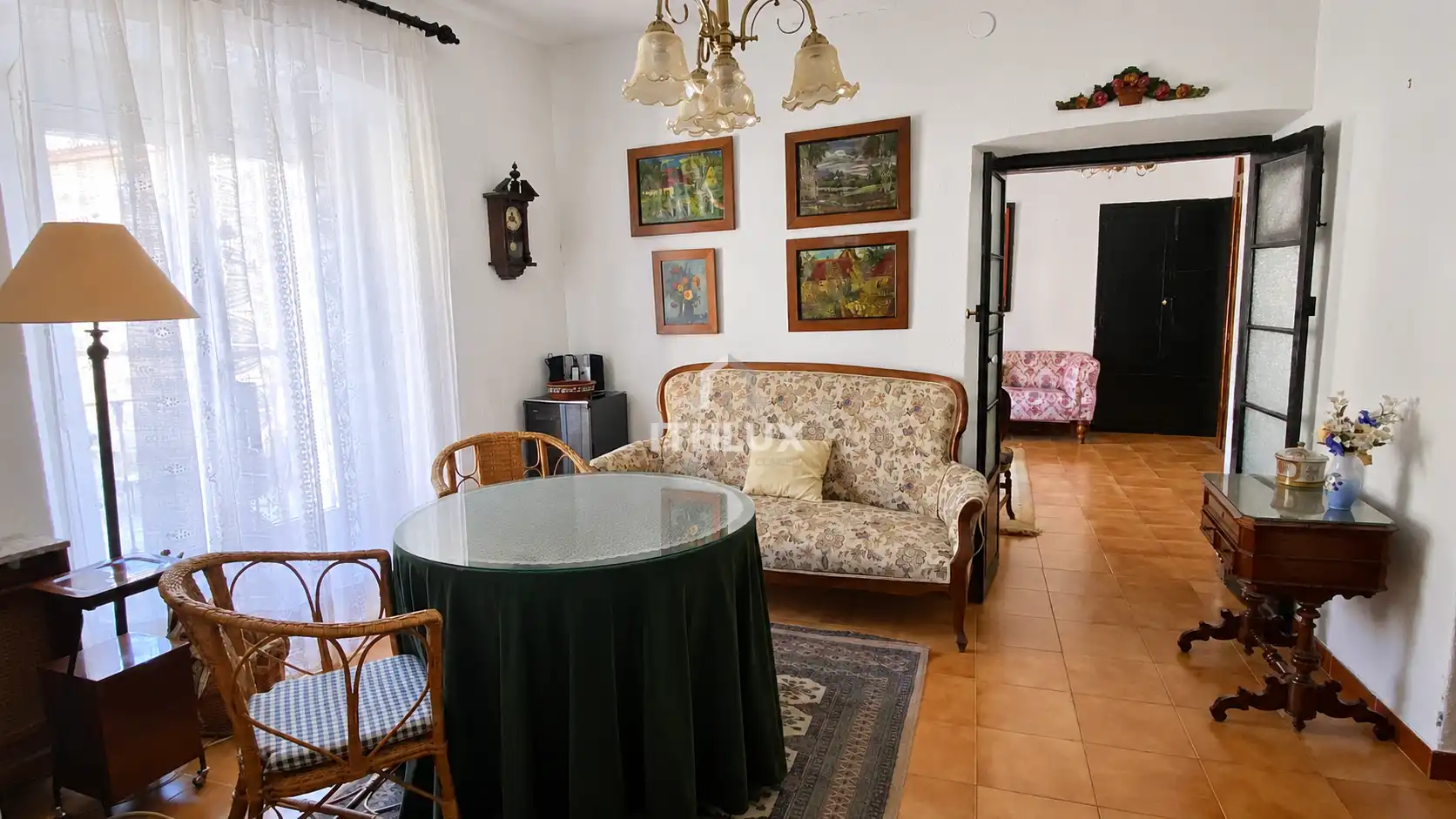 Wohnzimmer von Einfamilien-Reihenhaus zum Verkauf in Torremocha mit Klimaanlage, Heizung und Terrasse