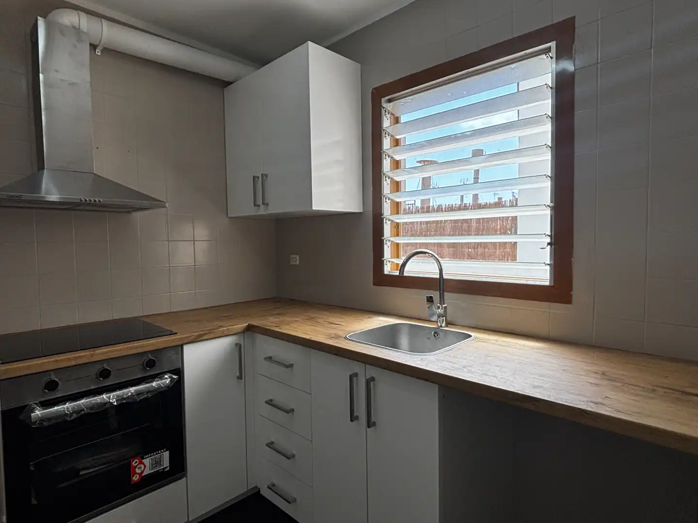 Kitchen of Flat for sale in Terrassa  with Heating, Parquet flooring and Terrace