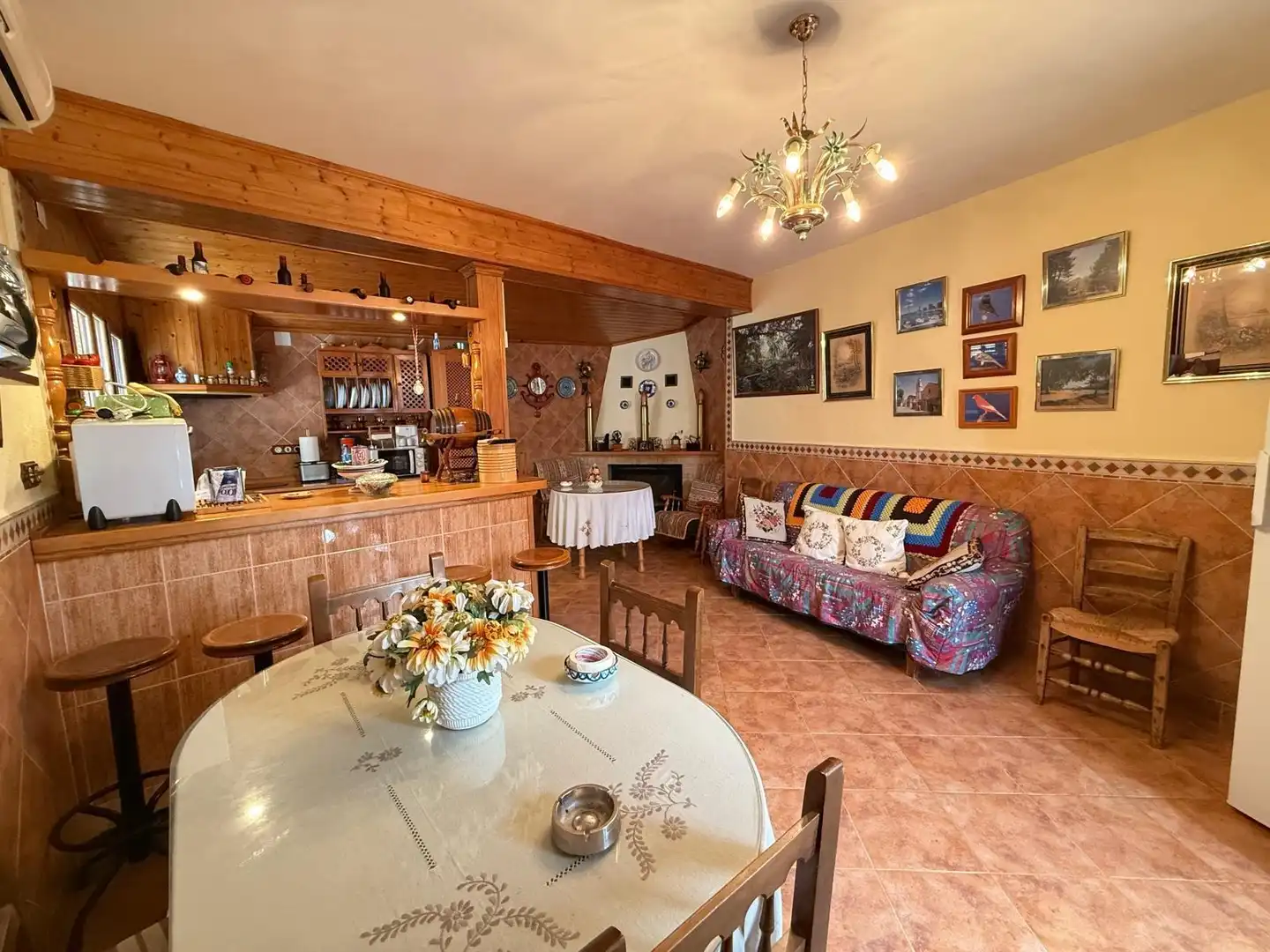 Comedor de Casa o chalet en venta en Villanueva de Algaidas con Aire acondicionado, Calefacción y Jardín privado