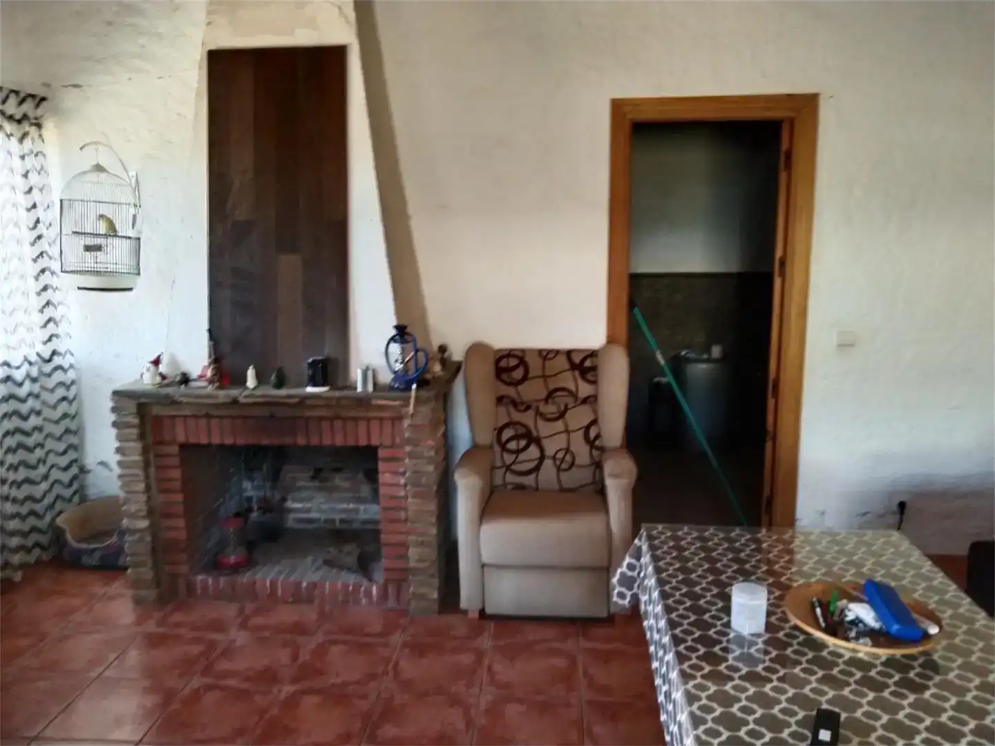 Sala de estar de Piso en venta en Carratraca con Jardín privado, Piscina y Amueblado