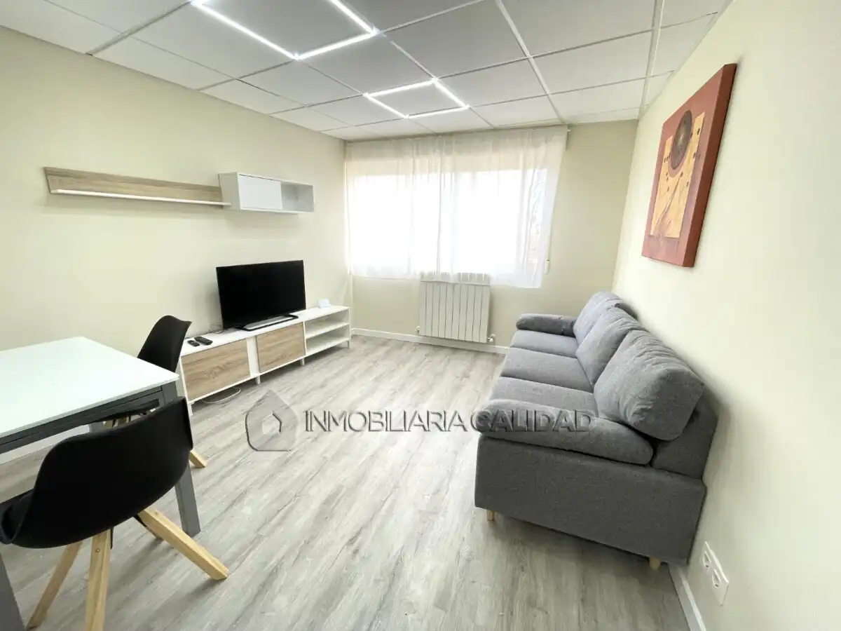 Living room of Flat for rent in Burgos  with Heating and Furnished