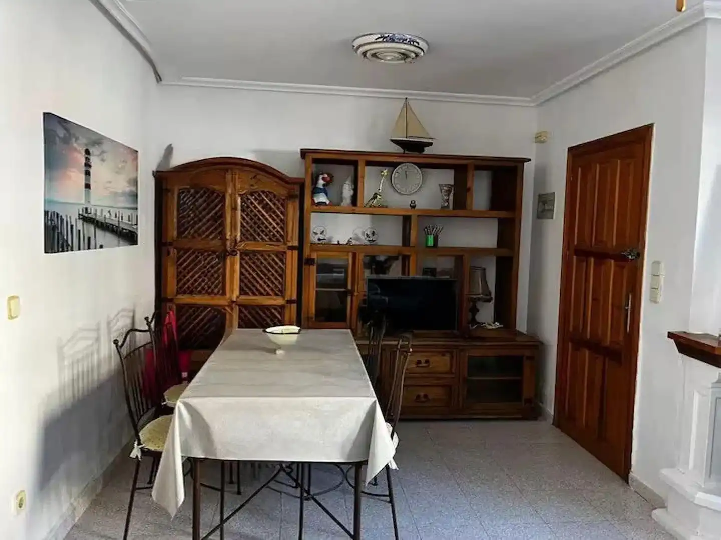 Comedor de Casa o chalet de alquiler en Santa Pola con Amueblado, Lavadora y Microondas