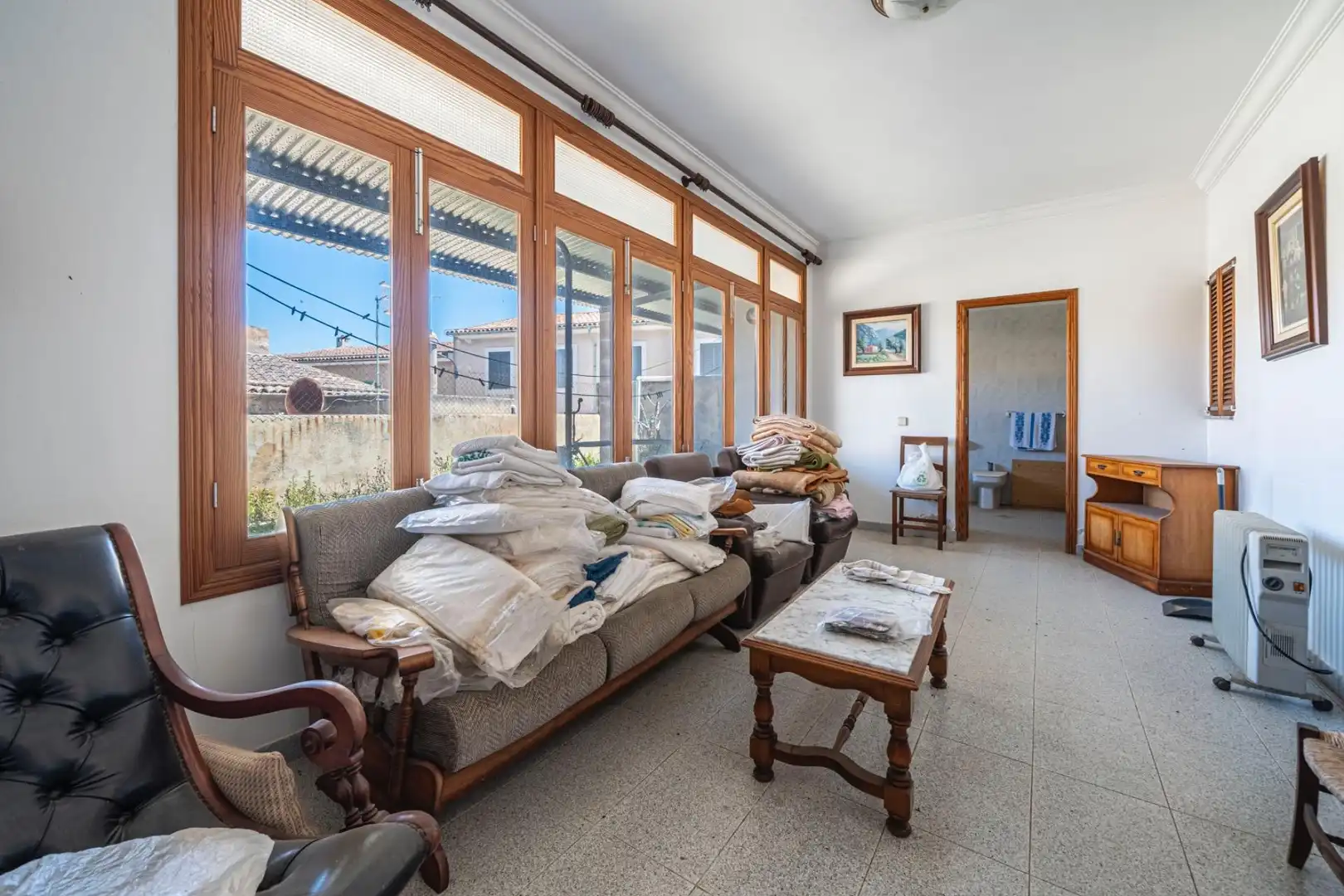 Sala de estar de Casa adosada en venta en Son Servera