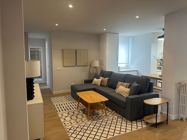 Living room of Flat to rent in  Madrid Capital  with Heating and Furnished