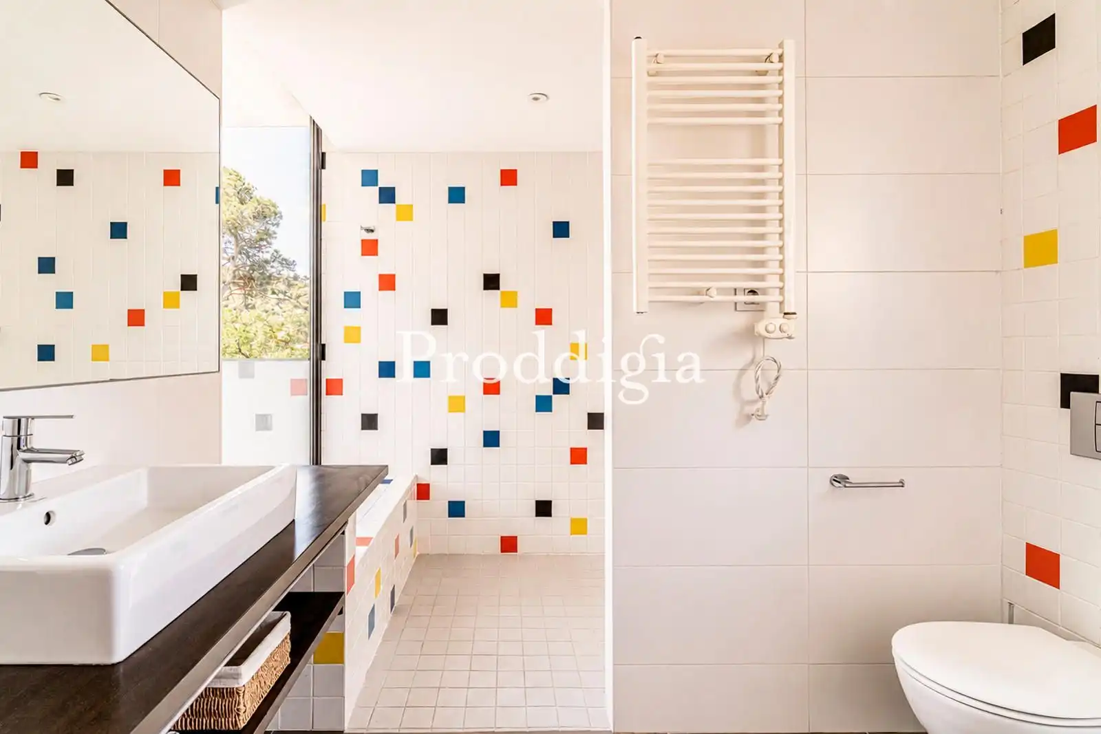 Baño de Casa o chalet de alquiler en Barcelona con Aire acondicionado, Calefacción y Amueblado