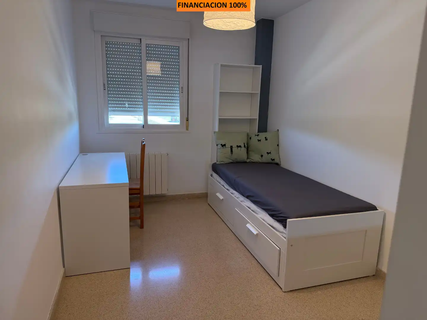 Schlafzimmer von Wohnung zum Verkauf in Zaragoza mit Klimaanlage, Heizung und Terrasse