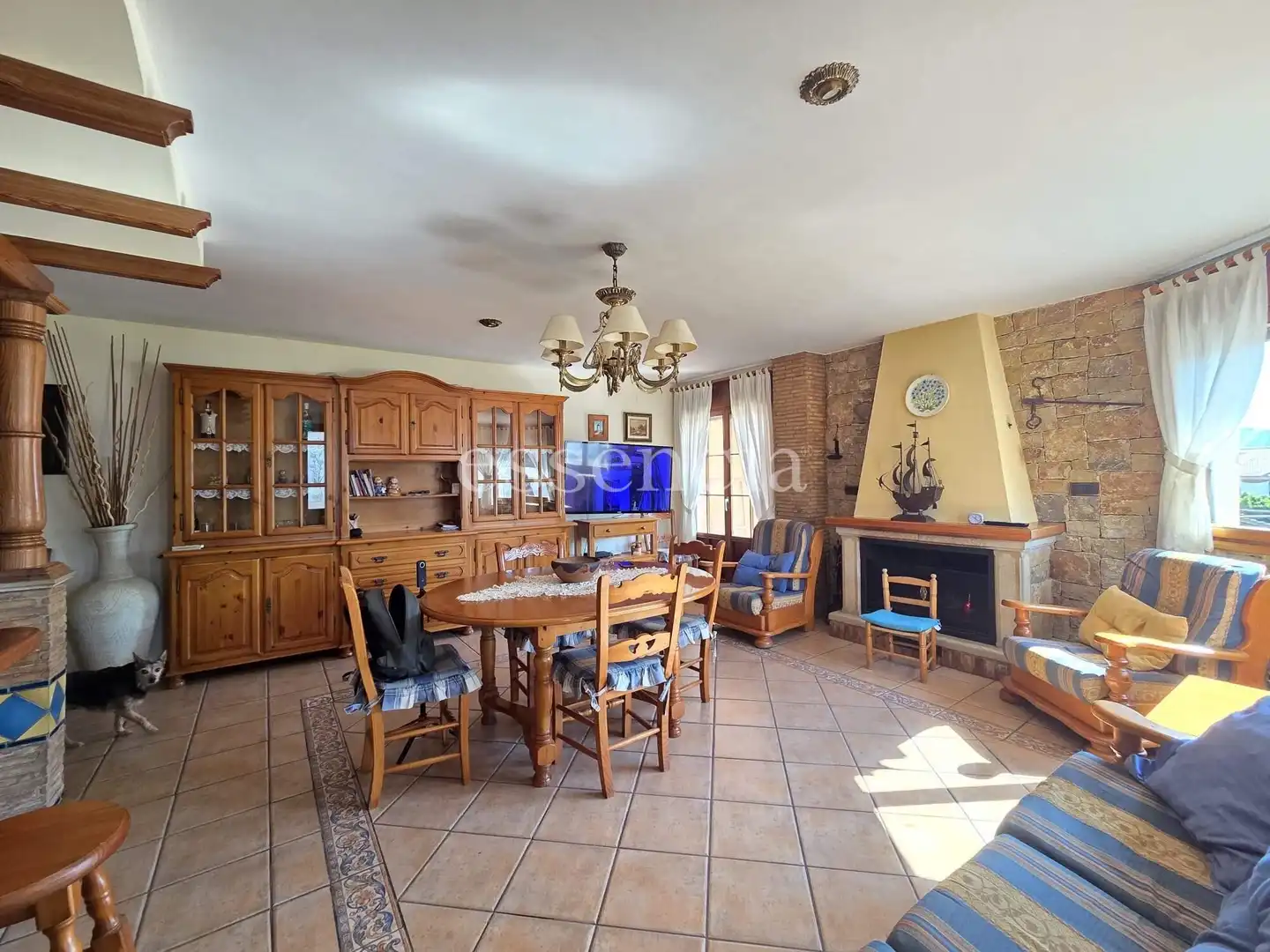 Sala d'estar de Casa o xalet en venda en Alfauir amb Aire condicionat, Jardí privat i Terrassa