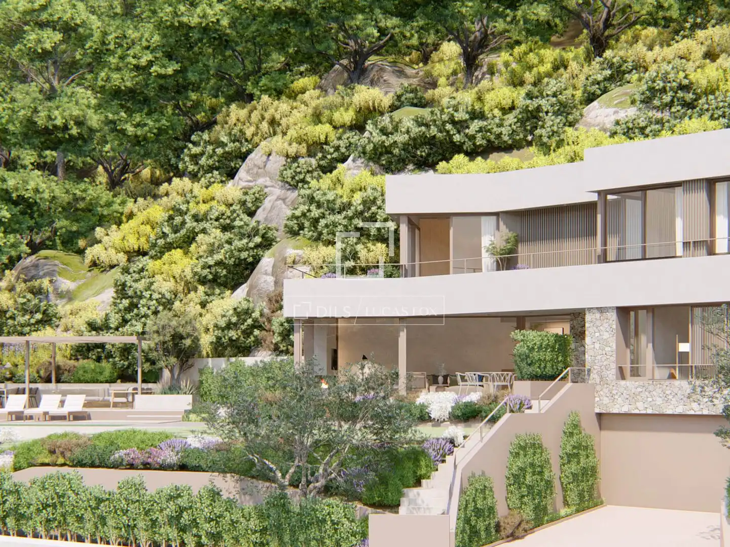 Garten von Haus oder Chalet zum Verkauf in Begur mit Klimaanlage, Heizung und Privatgarten