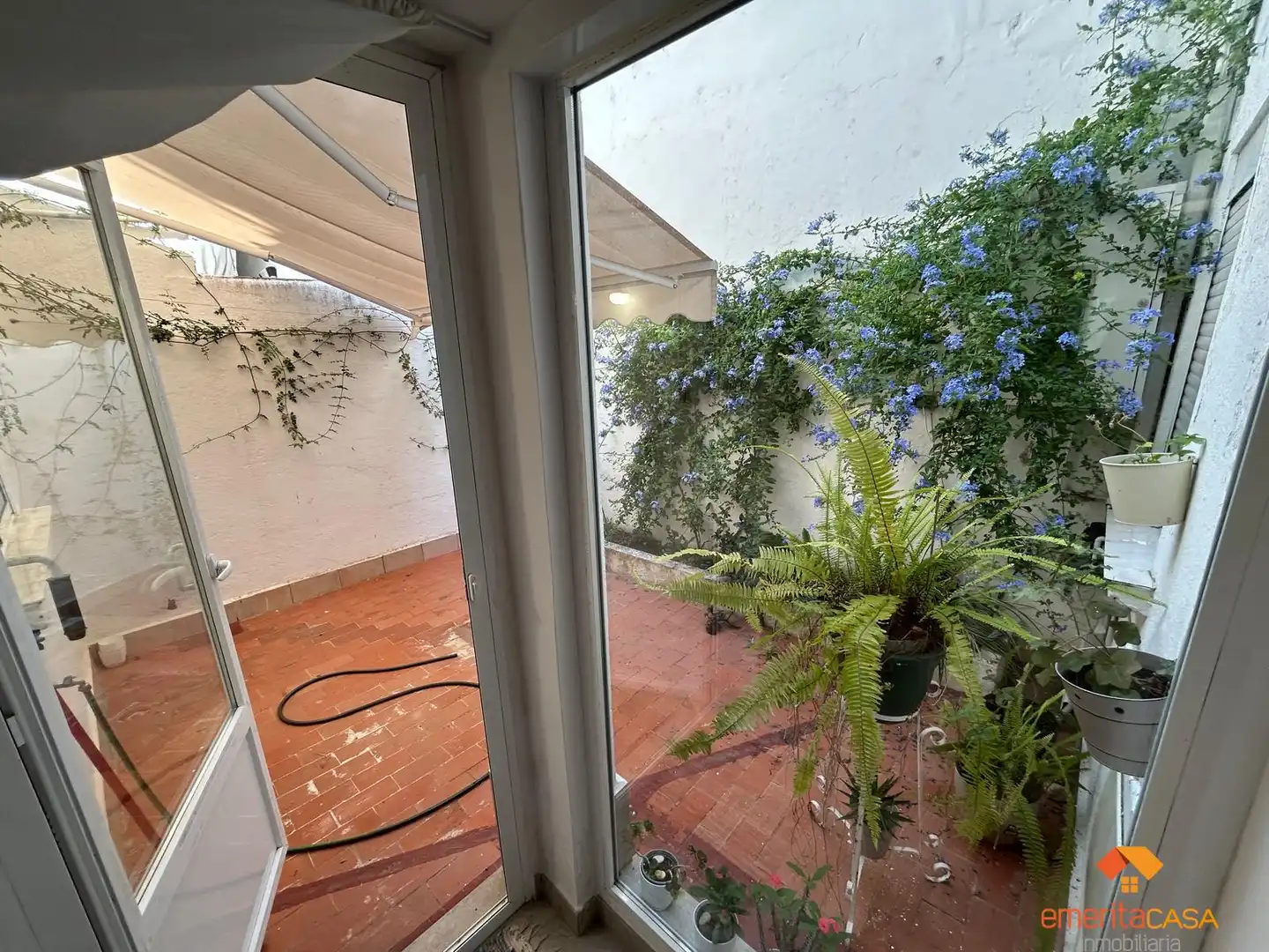 Balcony of Flat for rent in Mérida  with Air Conditioner, Heating and Furnished