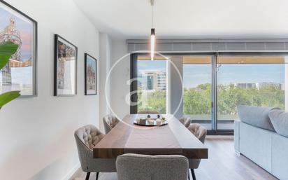 Dining room of Flat for sale in  Valencia Capital  with Air Conditioner, Heating and Private garden