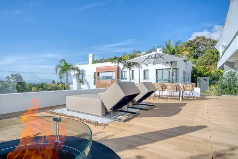 Terrassa de Apartament en venda en Marbella amb Aire condicionat, Calefacció i Jardí privat