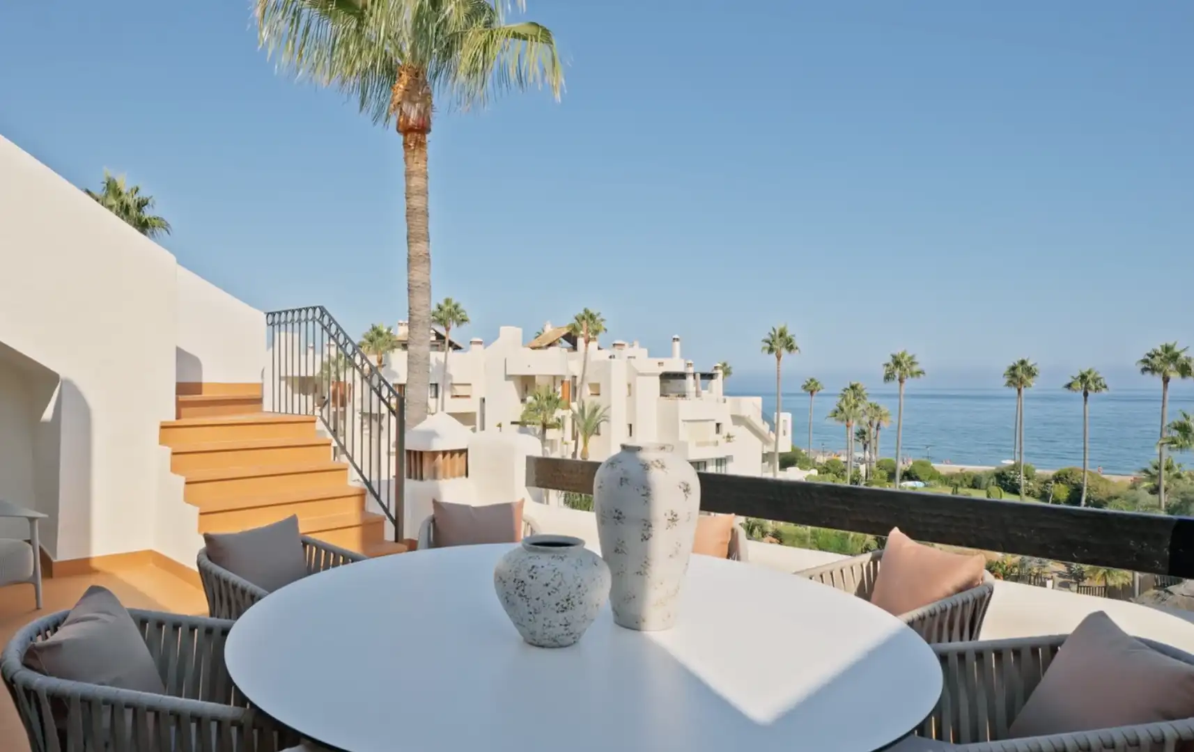 Terraza de Ático en venta en Estepona con Terraza, Piscina y Amueblado