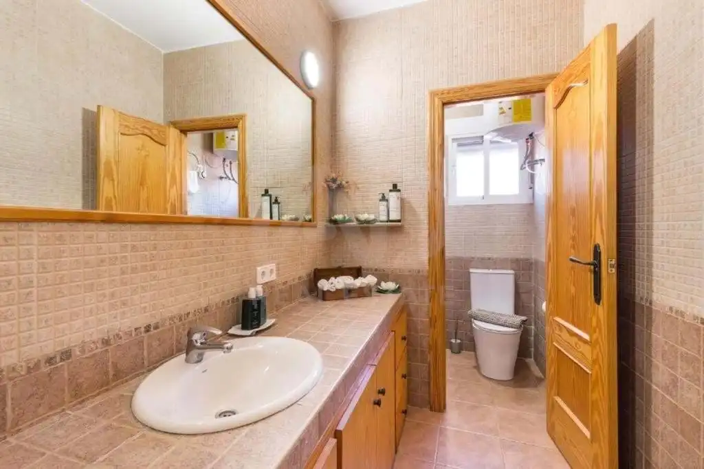 Bany de Casa o xalet en venda en Murcia amb Aire condicionat, Terrassa i Piscina