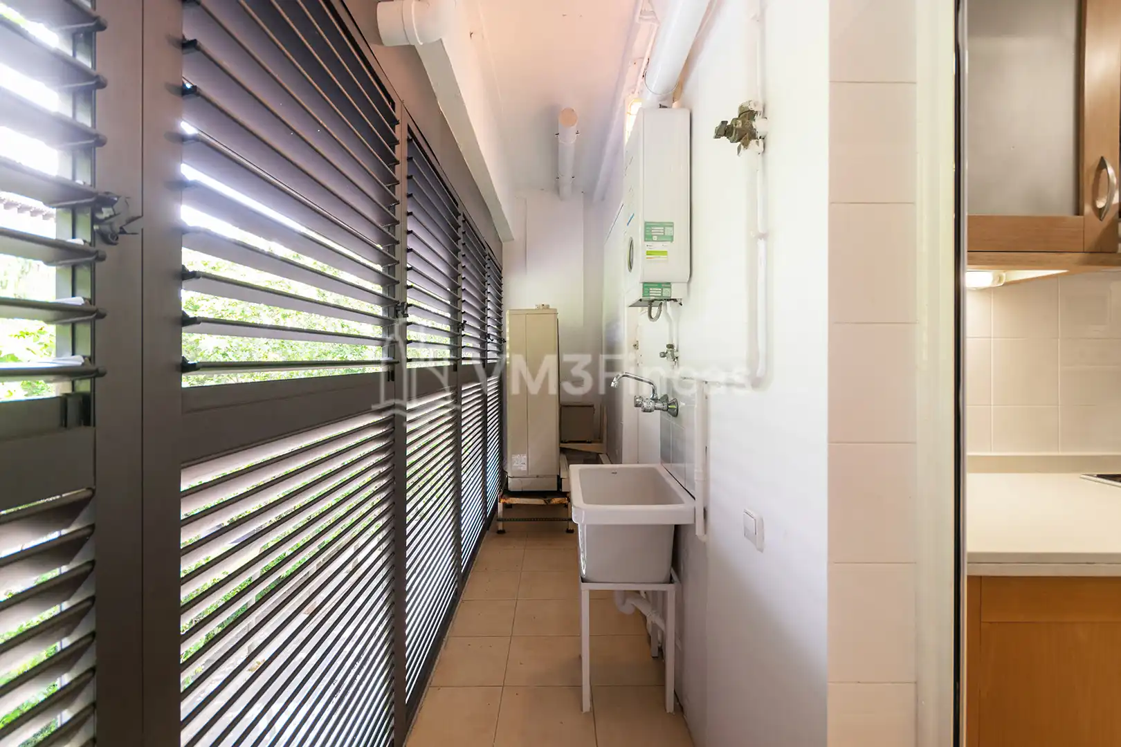 Terrasse von Wohnung zur Miete in Barcelona mit Klimaanlage, Heizung und Parkett