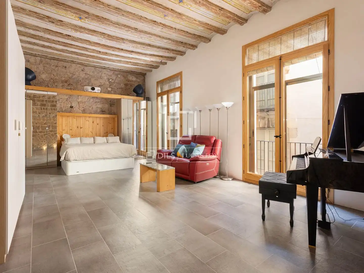 Vista exterior de Piso en venta en Barcelona con Aire acondicionado, Calefacción y Terraza
