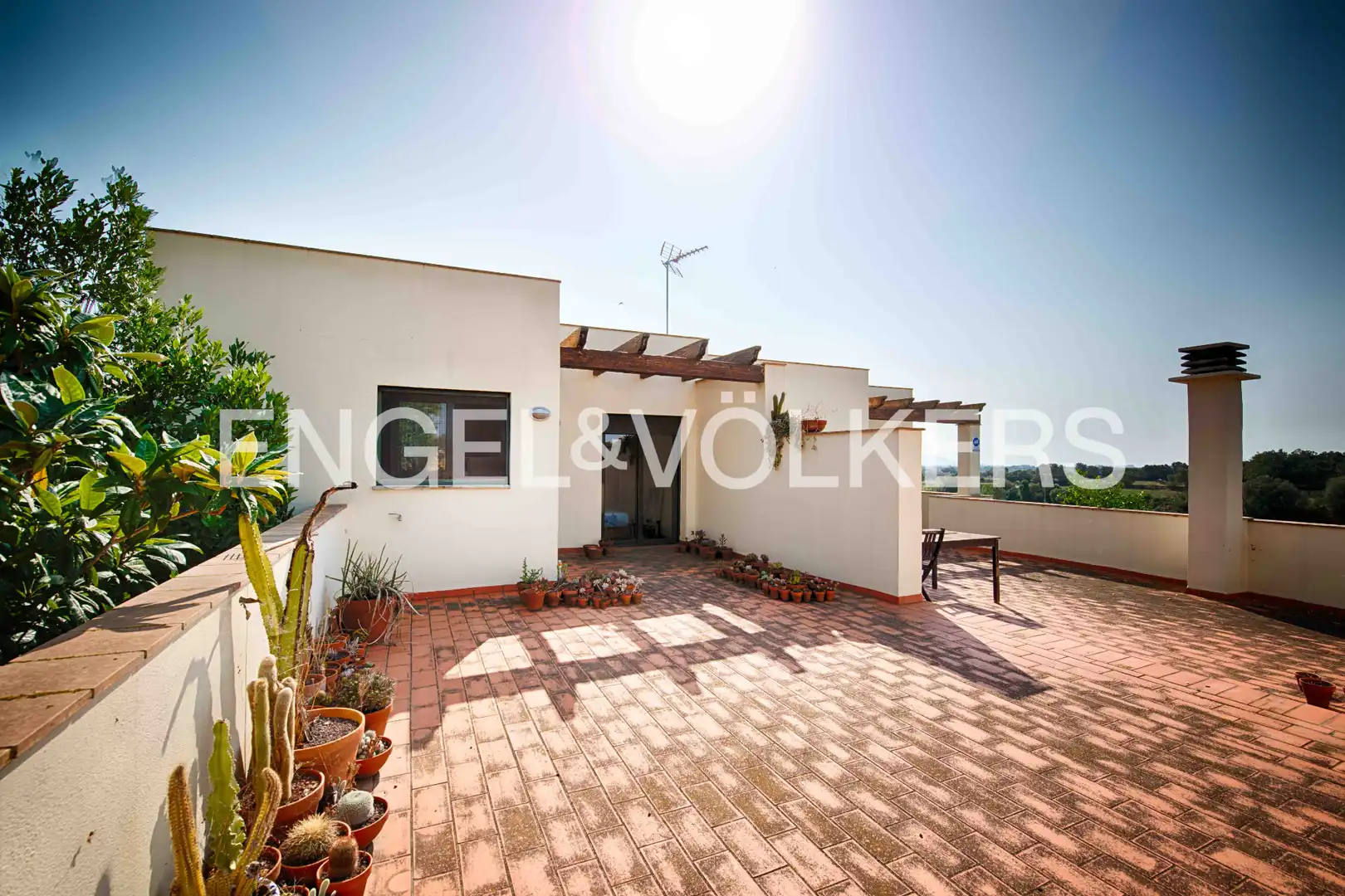 Terrace of Houses for sale in Pedret i Marzà  with Private garden, Terrace and Swimming Pool