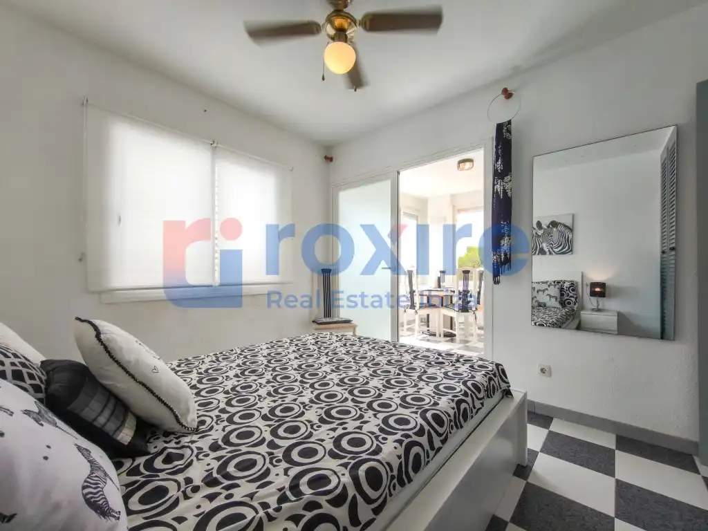 Bedroom of Apartments for rent in Sant Josep de sa Talaia  with Air Conditioner, Furnished and Washing machine