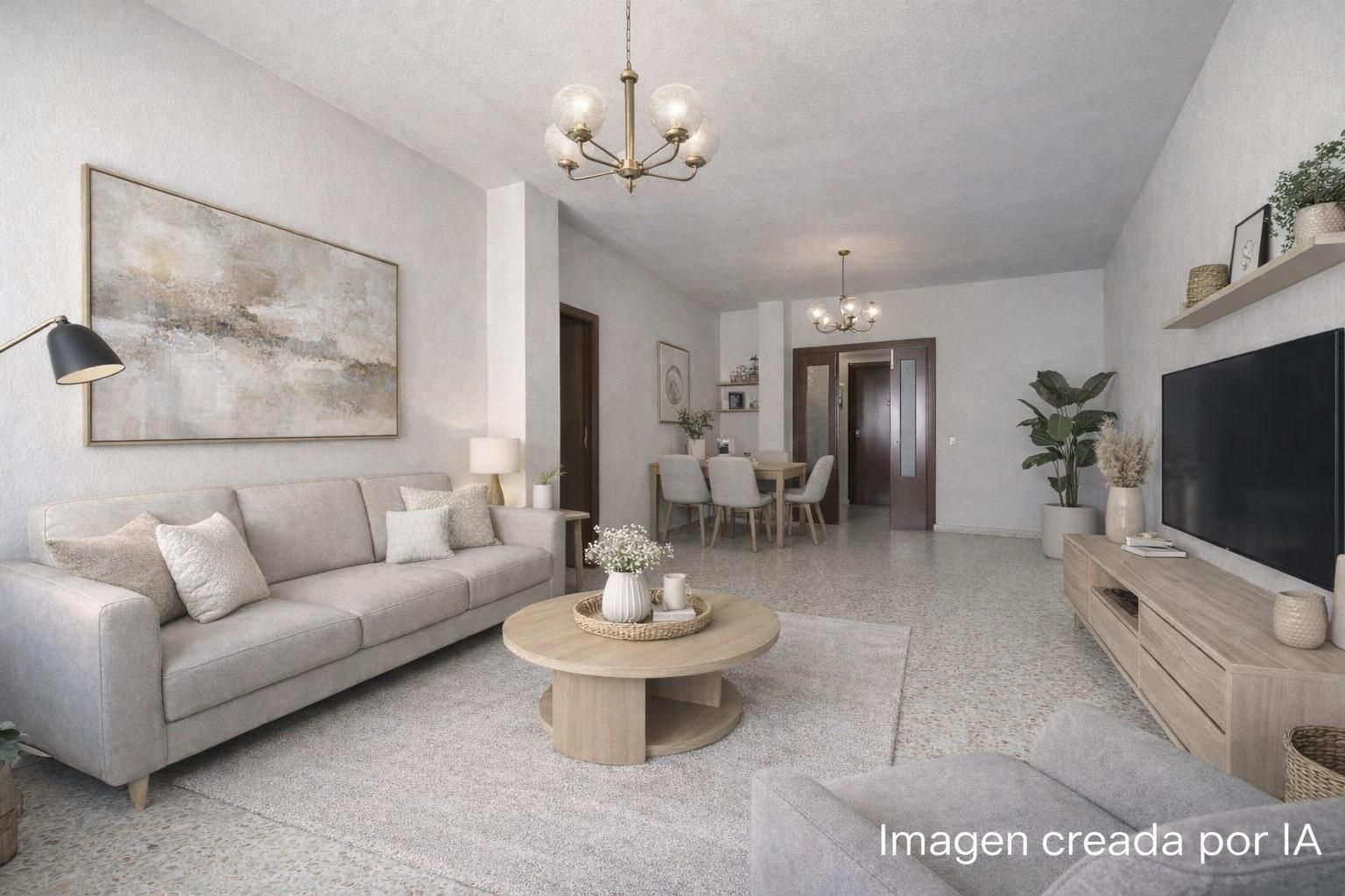 Sala d'estar de Pis en venda en San Fernando