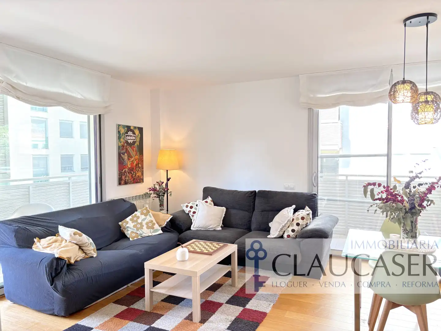 Living room of Flat for sale in Sabadell  with Heating, Private garden and Terrace