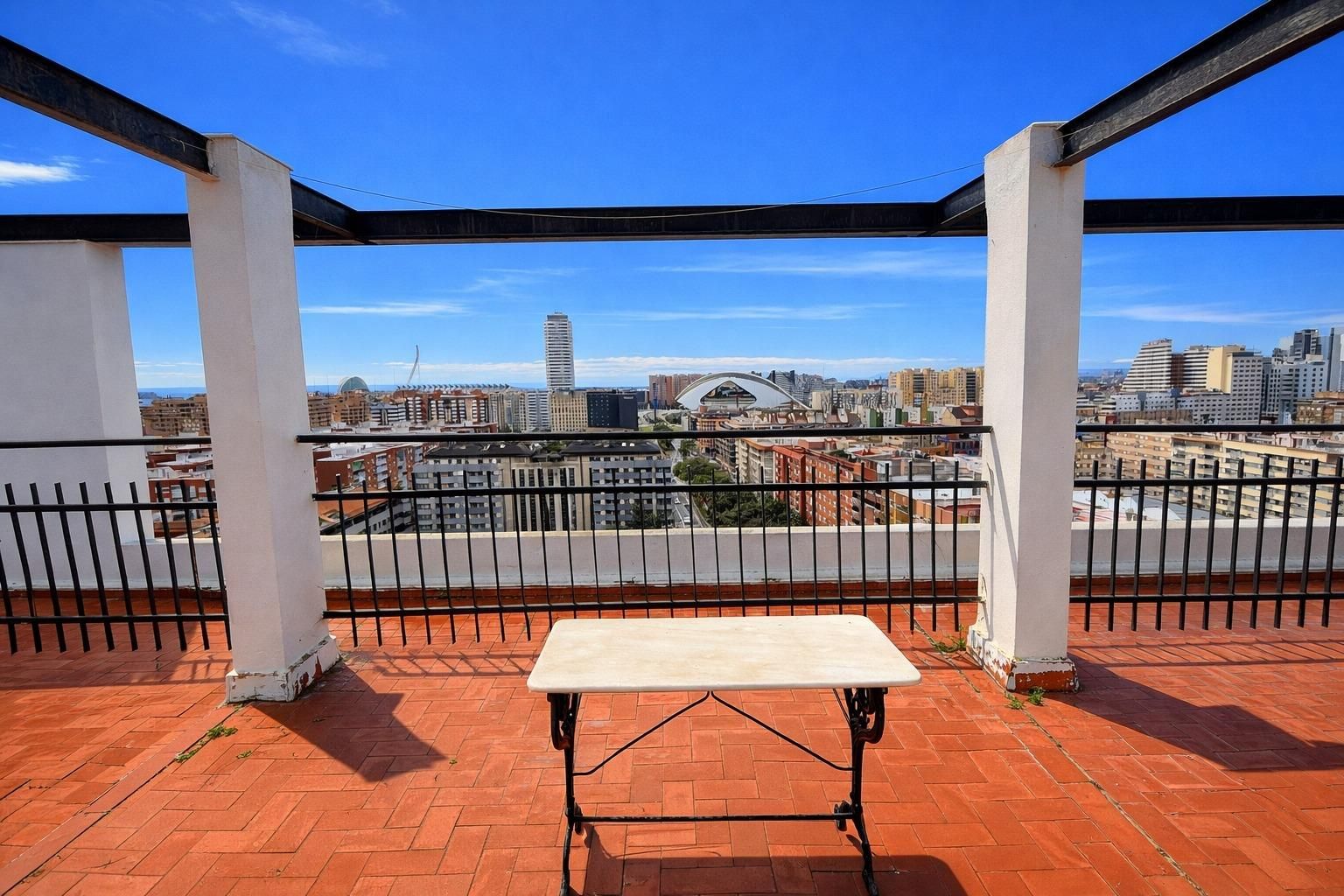 Terrassa de Àtic de lloguer en  Valencia Capital amb Aire condicionat i Terrassa