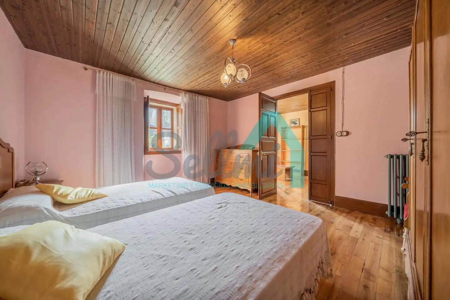 Bedroom of Houses for sale in Pravia  with Heating, Private garden and Parquet flooring