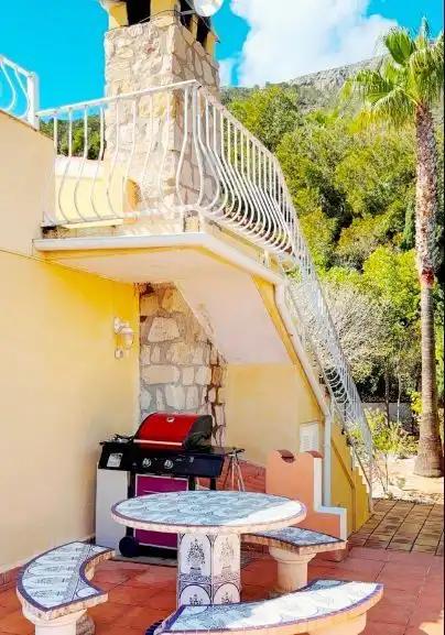 Terraza de Casa o chalet en venta en Calpe / Calp con Aire acondicionado, Calefacción y Jardín privado