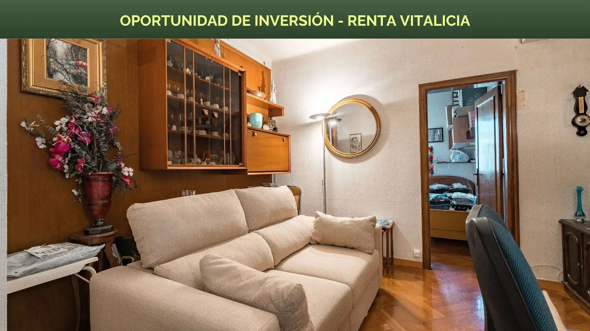 Sala de estar de Piso en venta en  Barcelona Capital con Aire acondicionado, Amueblado y Balcón