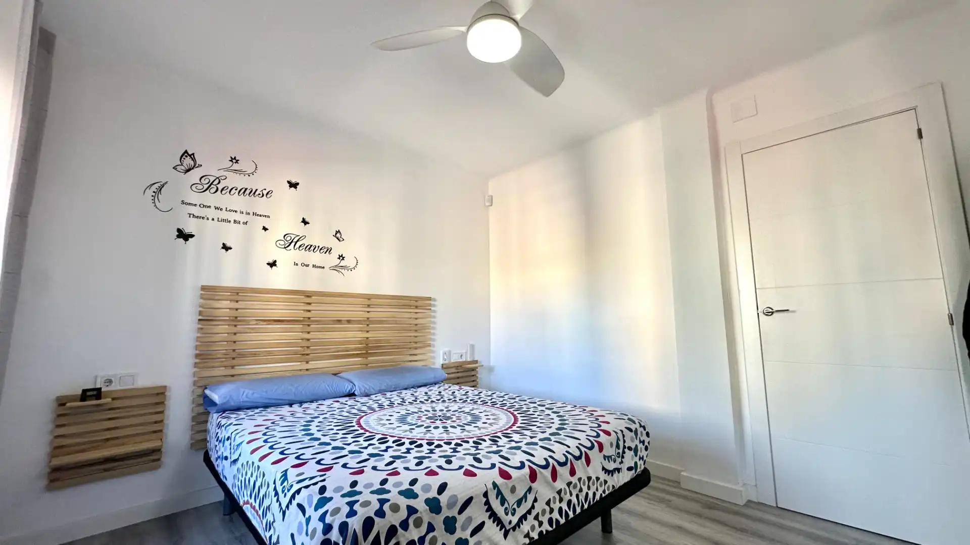 Bedroom of Attic for sale in Badalona  with Air Conditioner, Heating and Parquet flooring