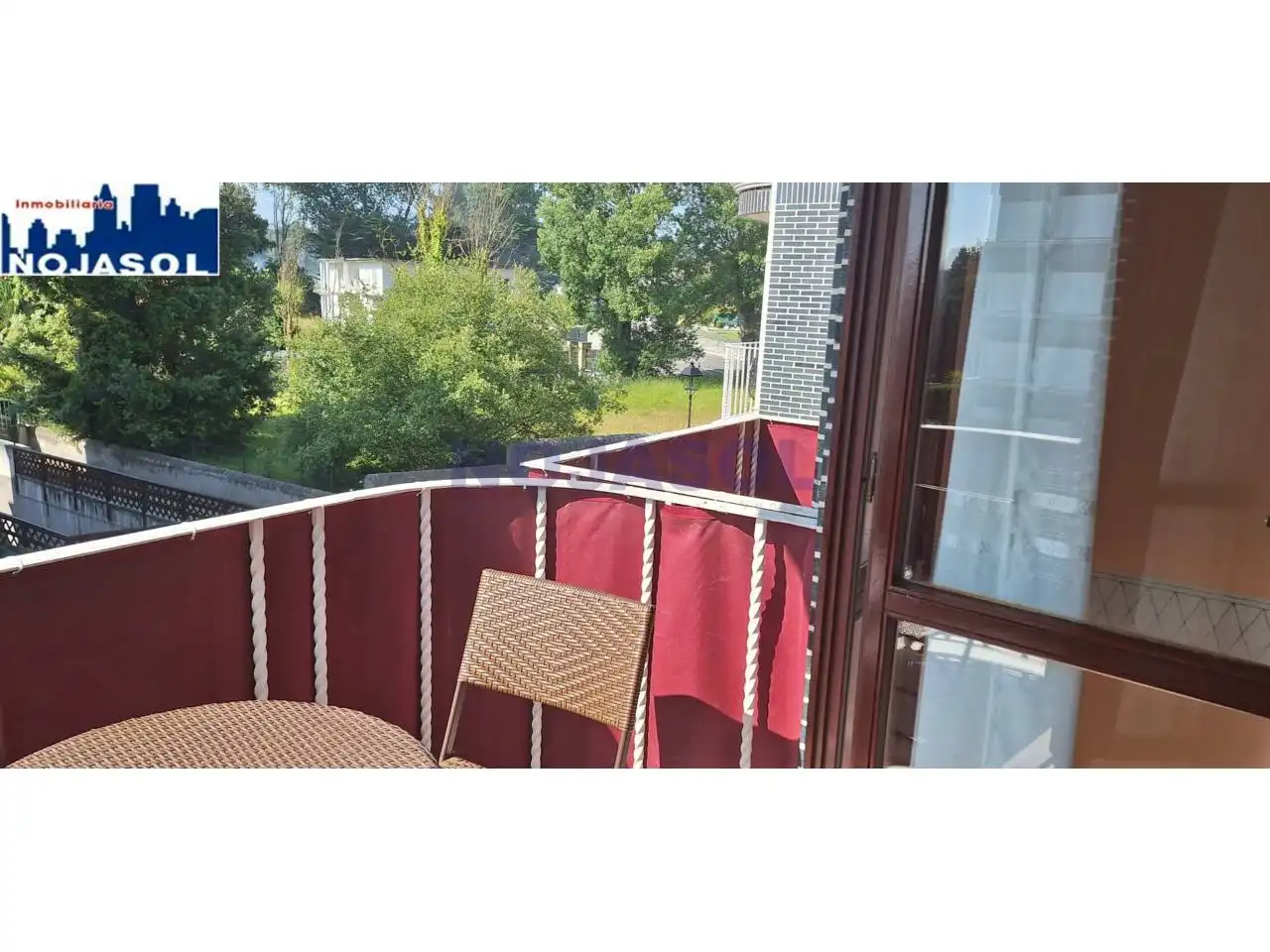 Terraza de Apartamento de alquiler en Noja con Calefacción, Terraza y Amueblado