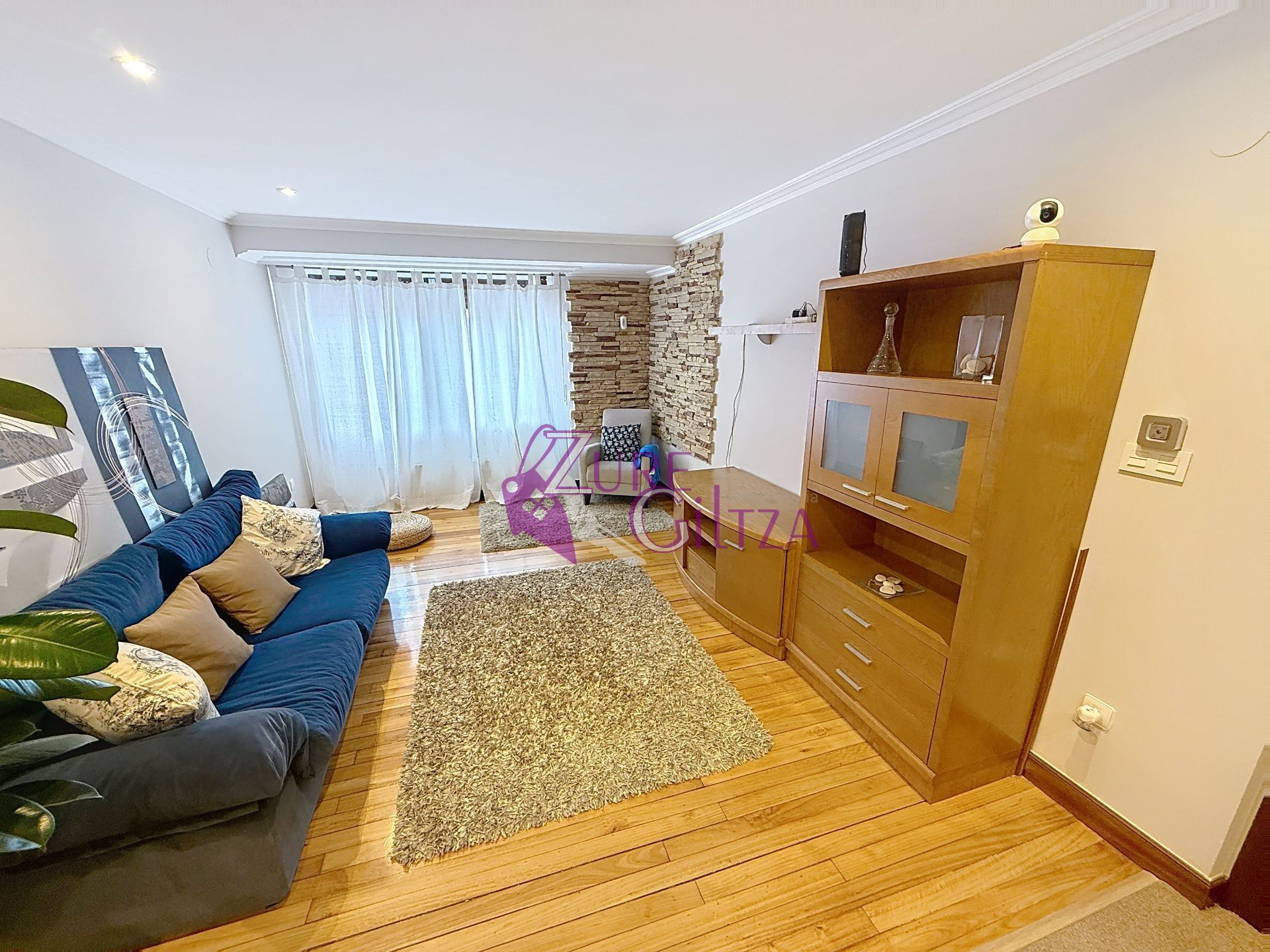 Living room of Flat for sale in Berriz  with Heating, Storage room and Furnished