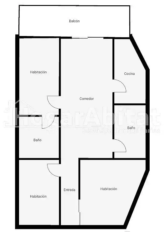 Flat for sale in Elche / Elx  with Air Conditioner, Heating and Parquet flooring