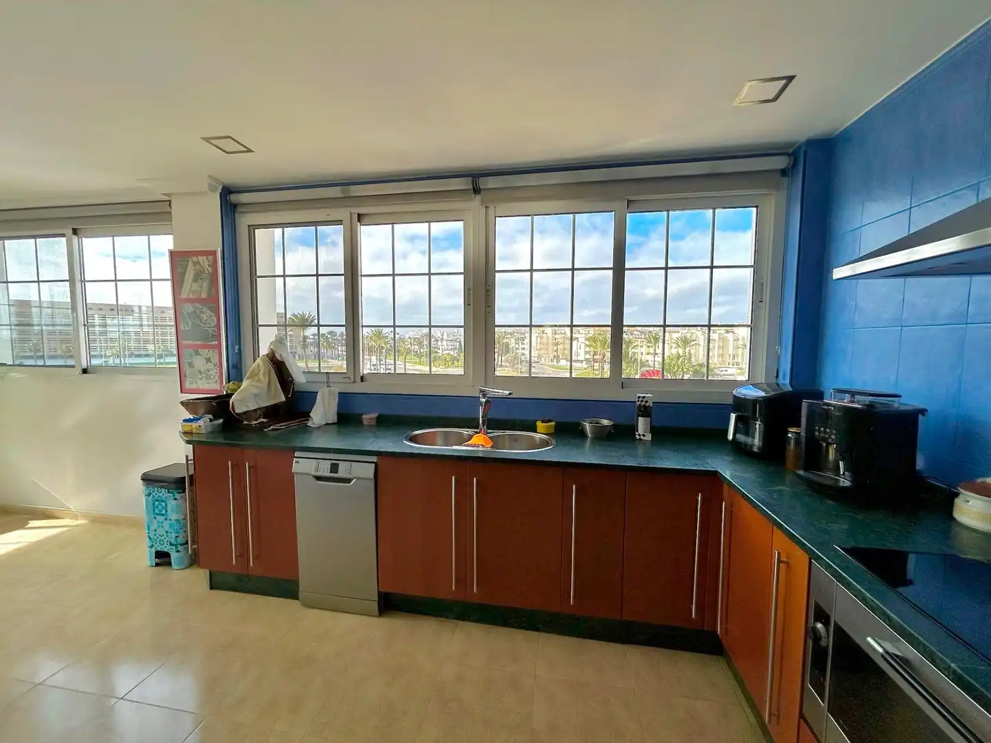 Kitchen of Attic for sale in Roquetas de Mar  with Private garden, Terrace and Furnished