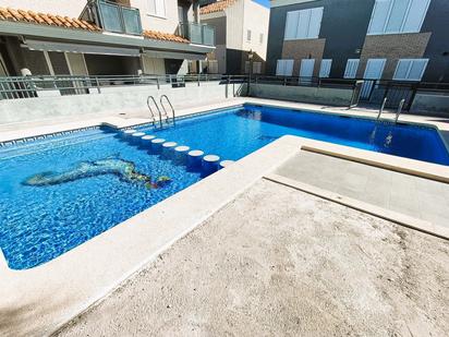 Swimming pool of Single-family semi-detached for sale in Moncofa  with Terrace, Storage room and Furnished