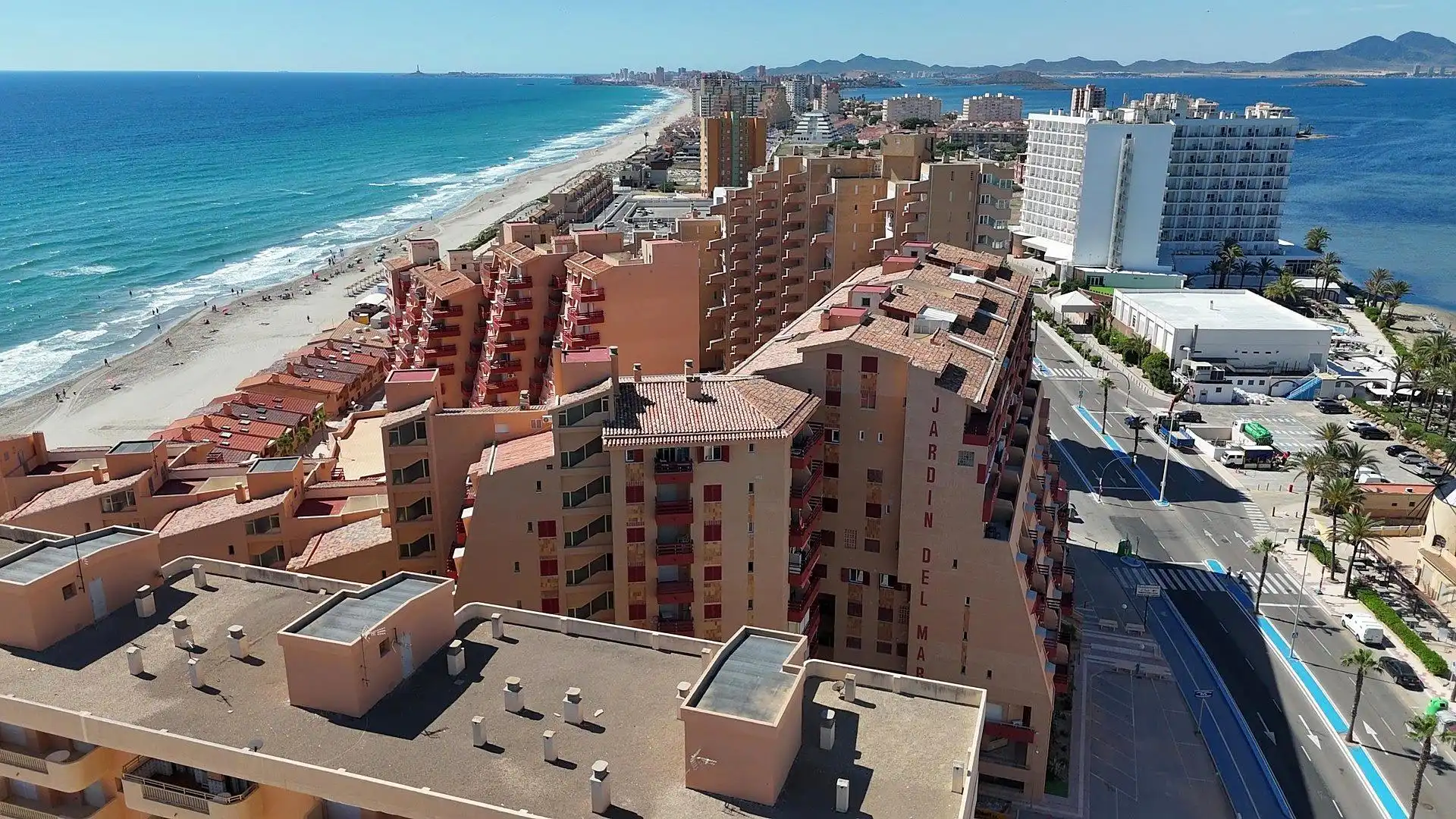 Außenansicht von Wohnung zum Verkauf in La Manga del Mar Menor mit Möbliert, Balkon und Alarm